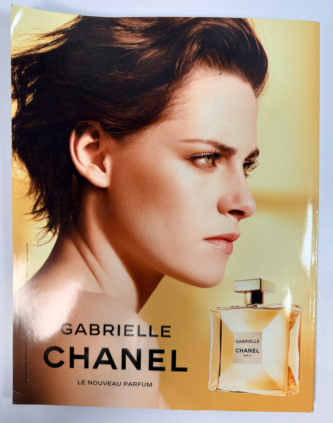 Éco-Dépôt Montréal vintage Vogue Paris magazine back cover featuring a Gabrielle Chanel fragrance advertisement