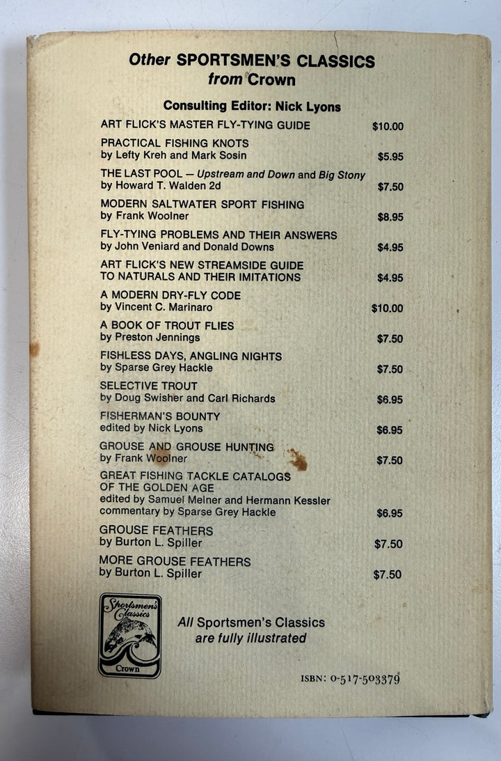 1973 Crown The Art of Tying the Wet Fly and Fishing the Flymph, view 2