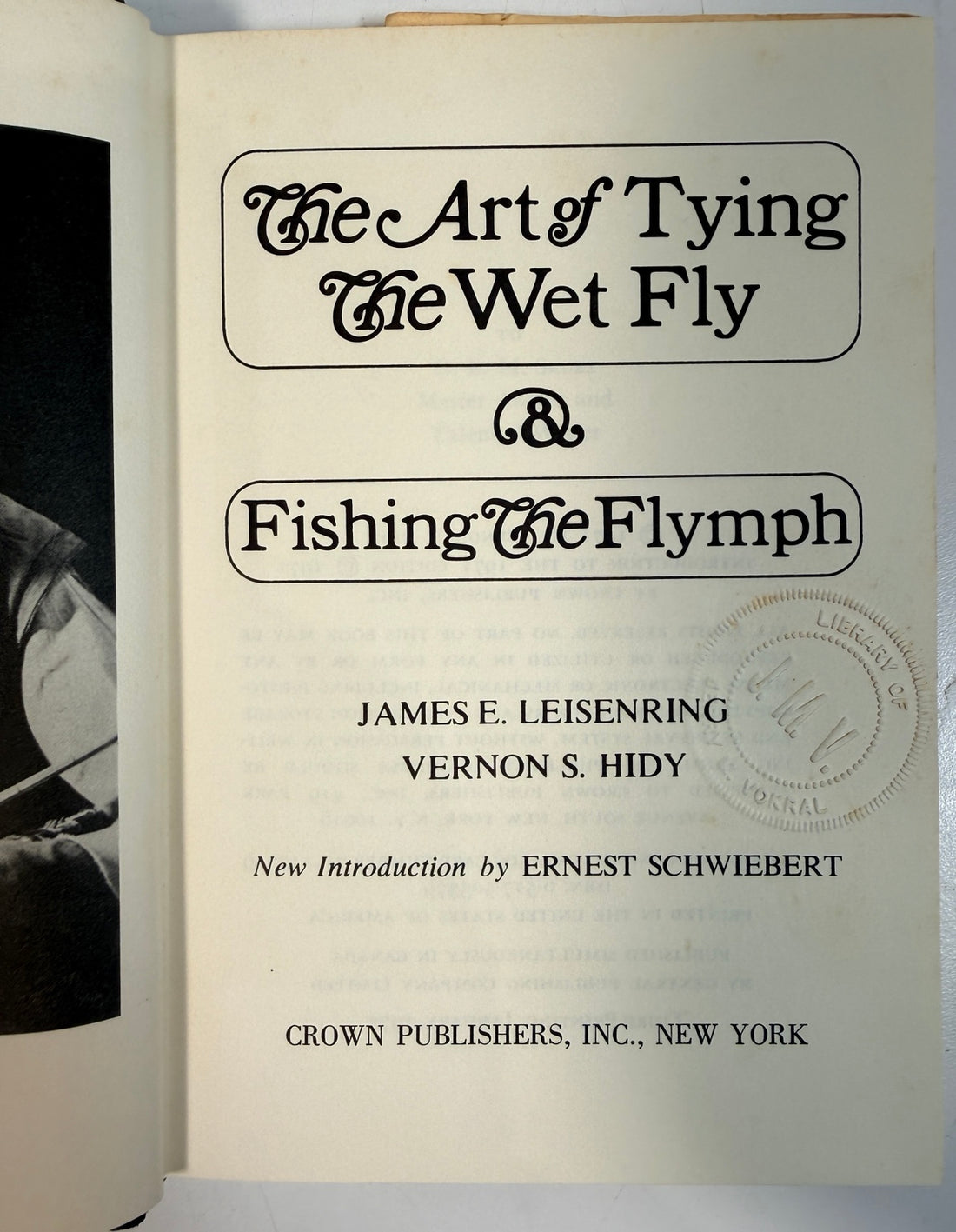 1973 Crown The Art of Tying the Wet Fly and Fishing the Flymph, view 5