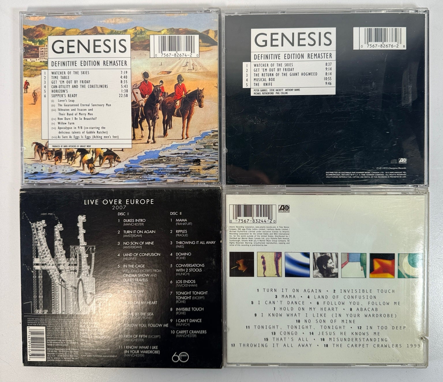 Genesis four album CD collection – photo 2