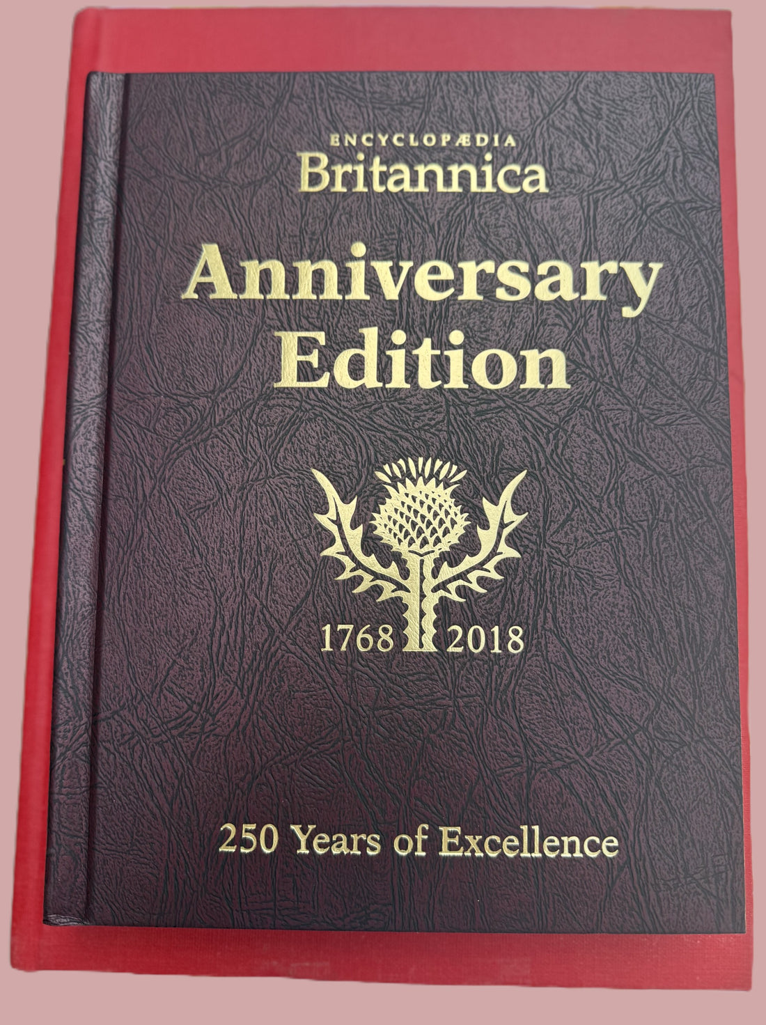 Rare Encyclopaedia Britannica 250th Anniversary Edition #5377, commemorating 250 years of publishing history. Limited collector's copy in excellent condition.