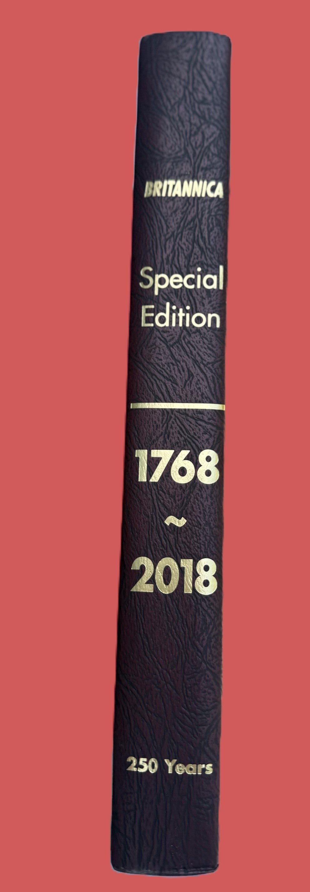Rare Encyclopaedia Britannica 250th Anniversary Edition #5377, commemorating 250 years of publishing history. Limited collector's copy in excellent condition.