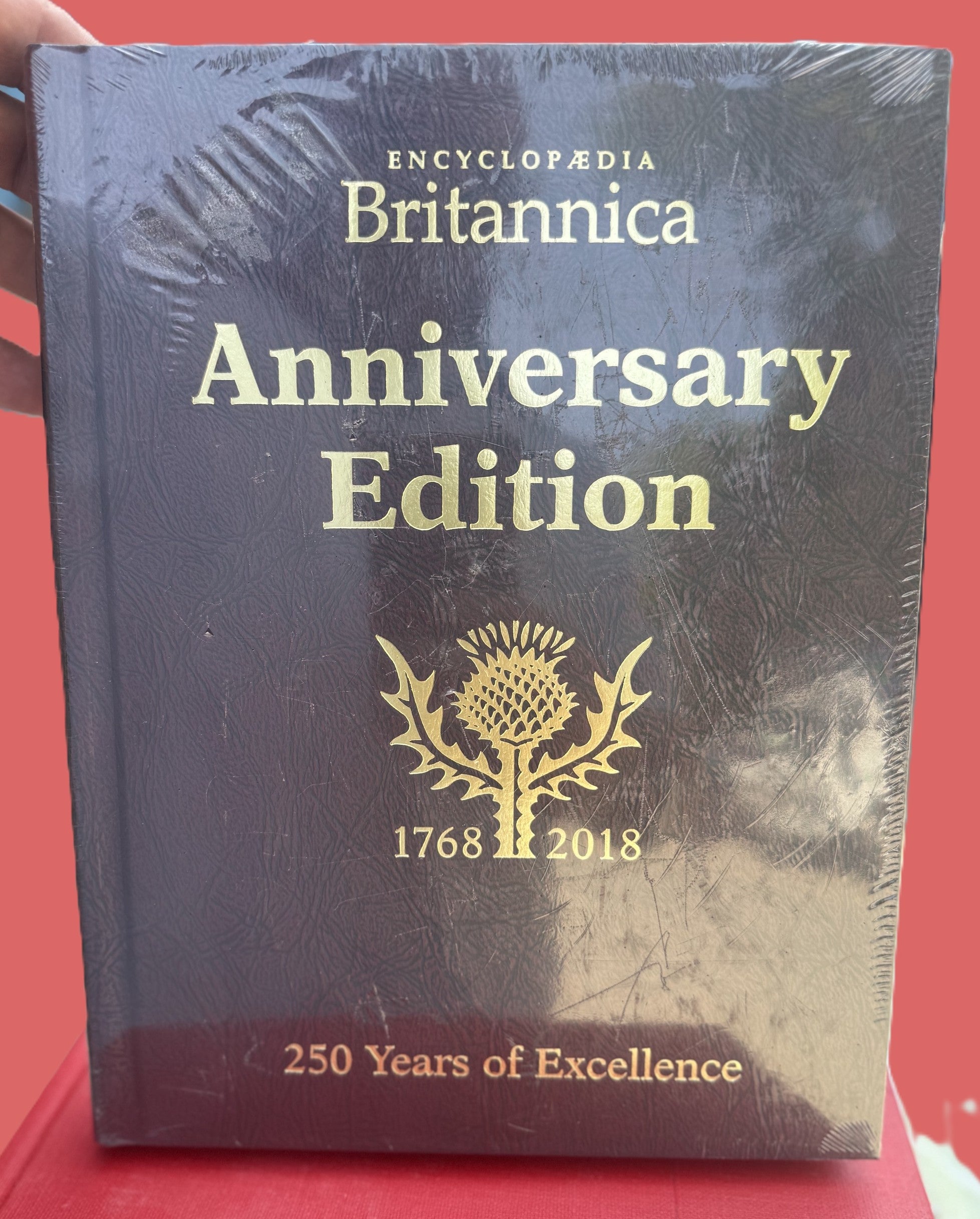 Rare Encyclopaedia Britannica 250th Anniversary Edition #5377, commemorating 250 years of publishing history. Limited collector's copy in excellent condition.