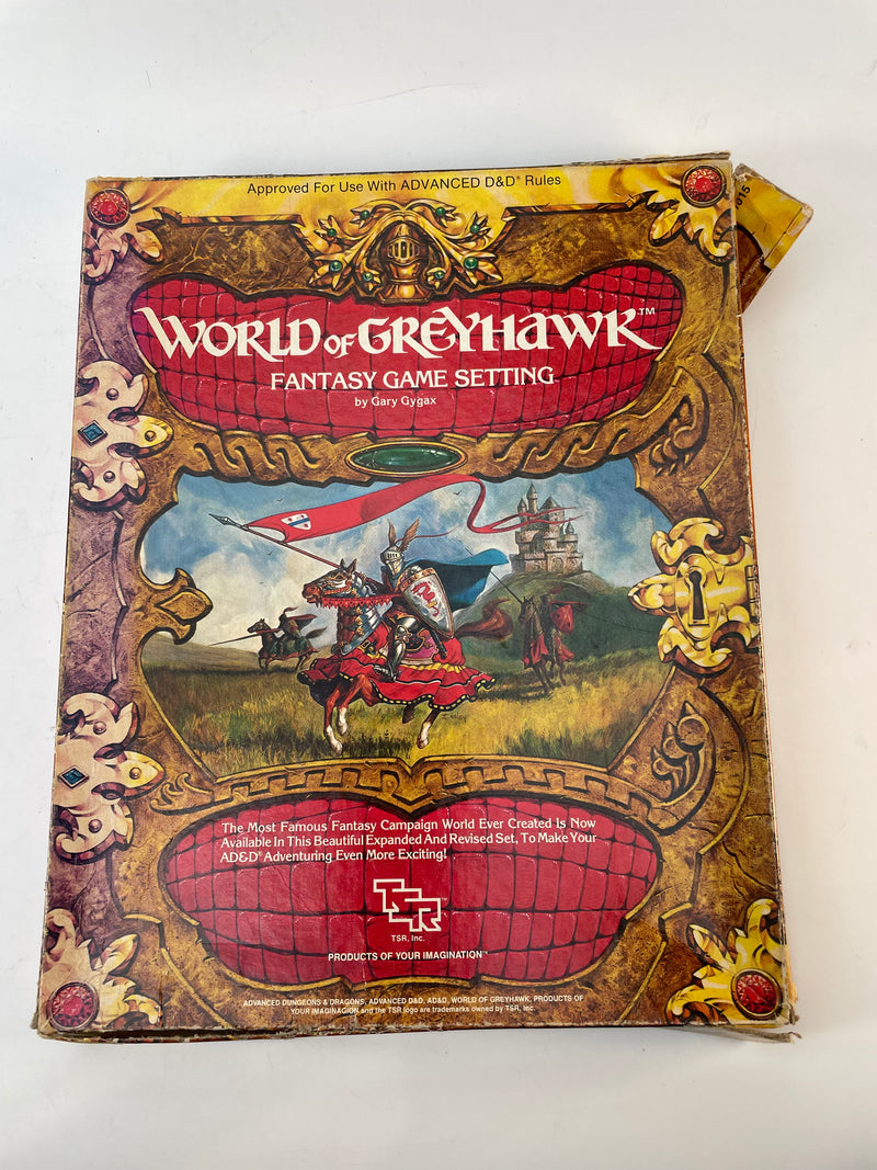 World Greyhawk paramètres de jeu fantastique Donjons & Dragons