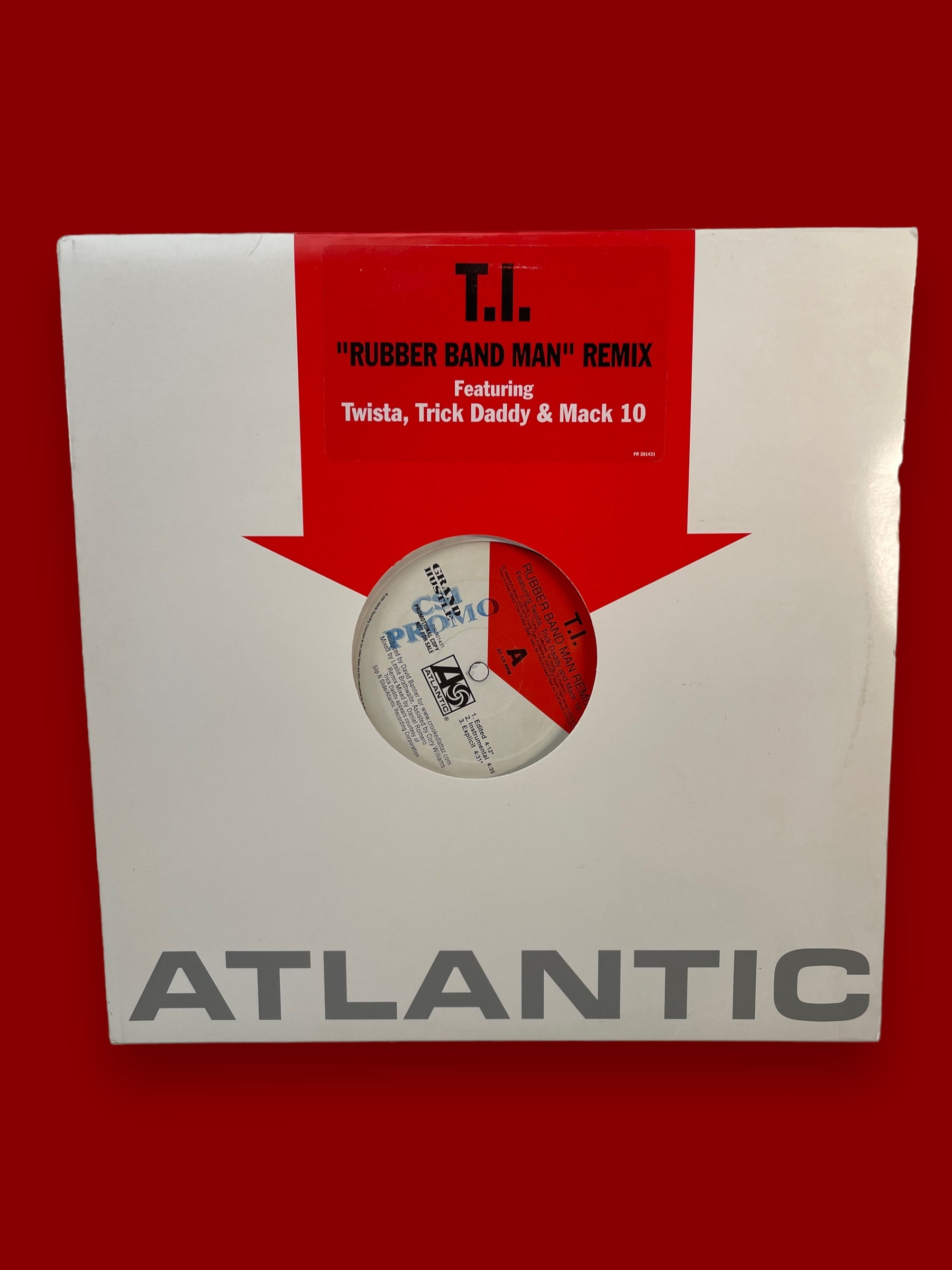 TI avec Twista, Trick Daddy & Mack 10 - Rubber Band Man (Remix) (Vinyle Usagé)