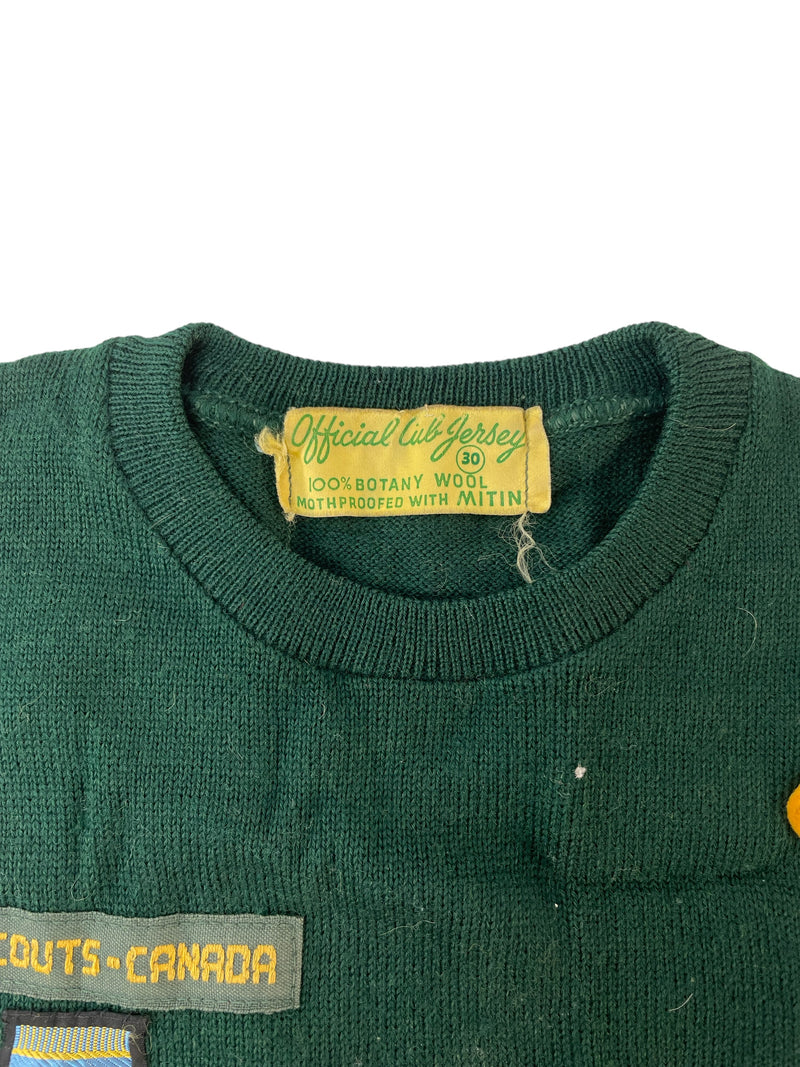 Pull et casquette des Boy Scouts du Canada des années 1960