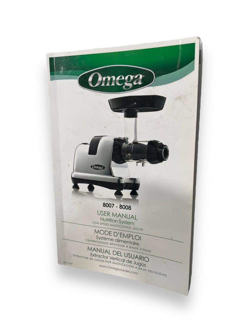 Omega 8008C Nutrition System Juicer