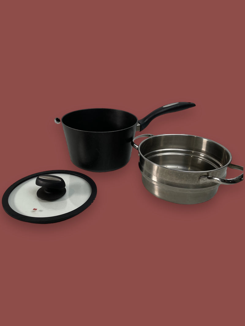 Scanpan Saucepan with Strainer