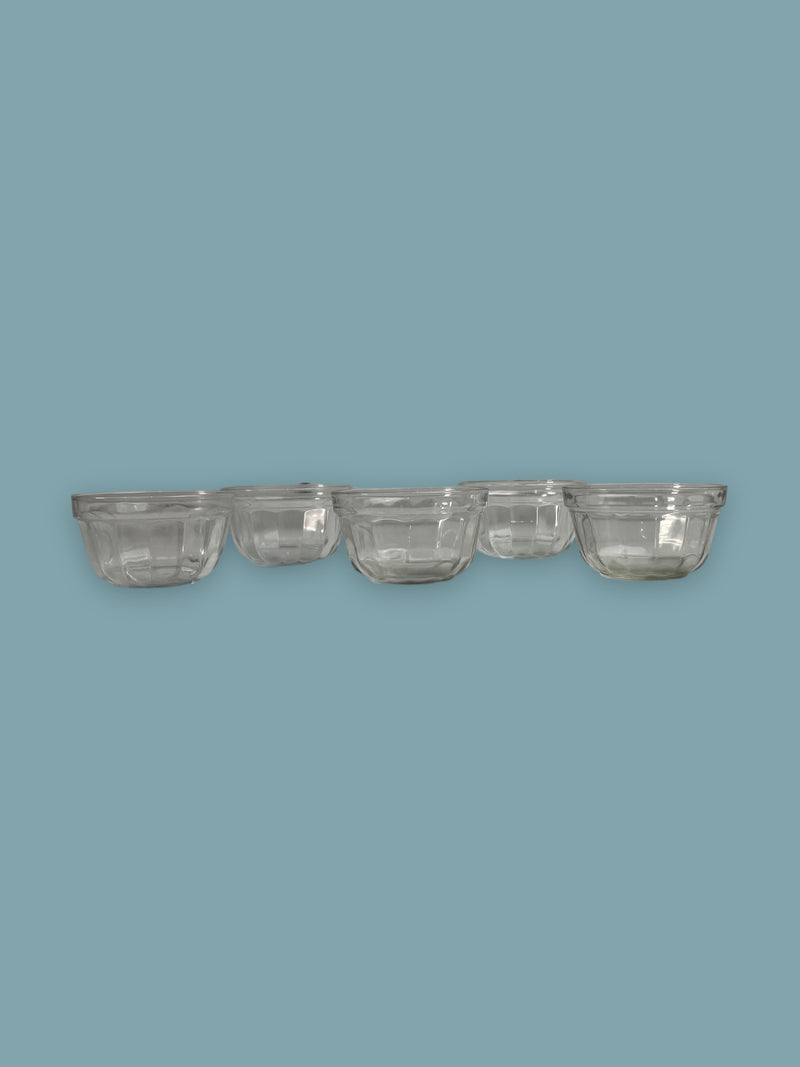 Set of 5 Vintage Jello Mold Bowls