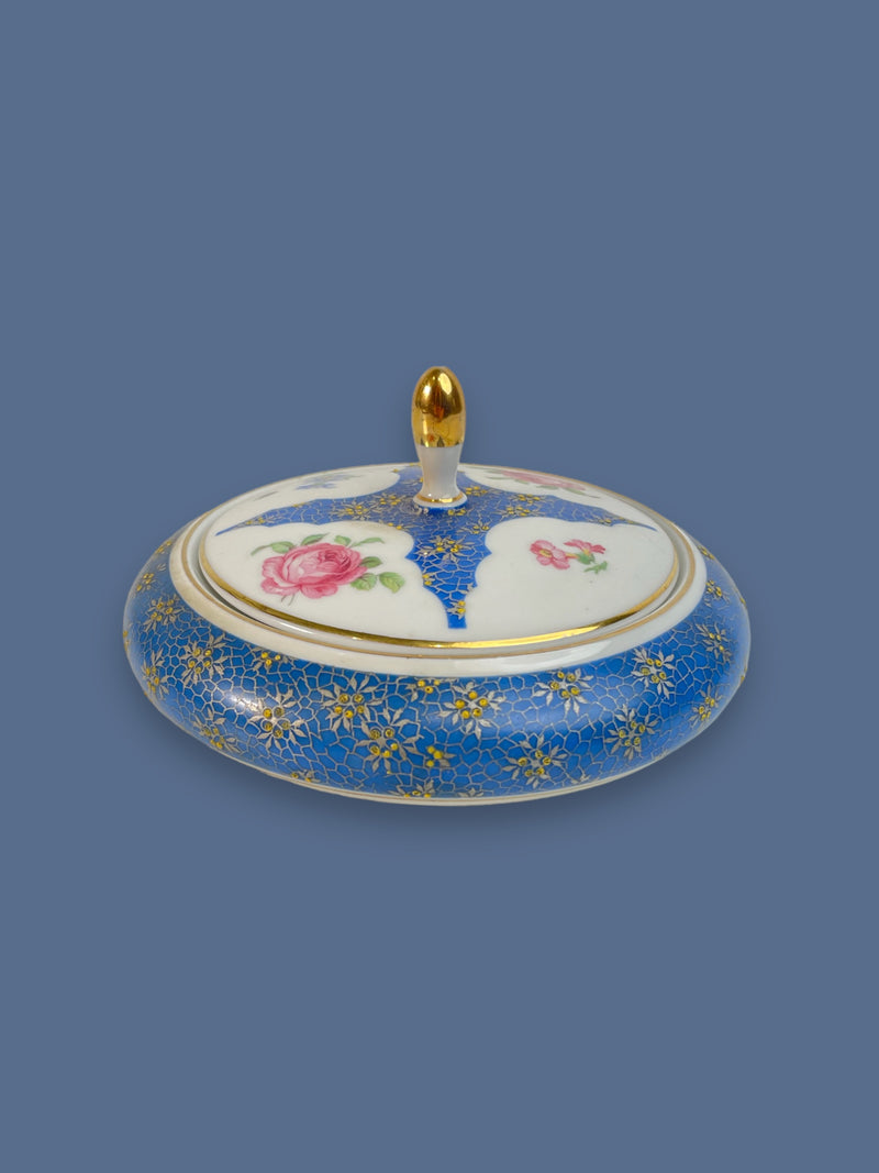  Boîte à bijoux en porcelaine vintage Alka Kunst Kronach