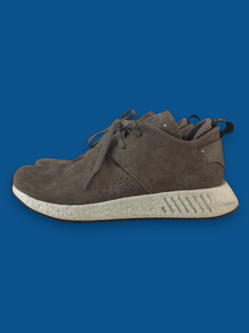 Adidas NMD_C2 en daim pour hommes - Tan/Blanc