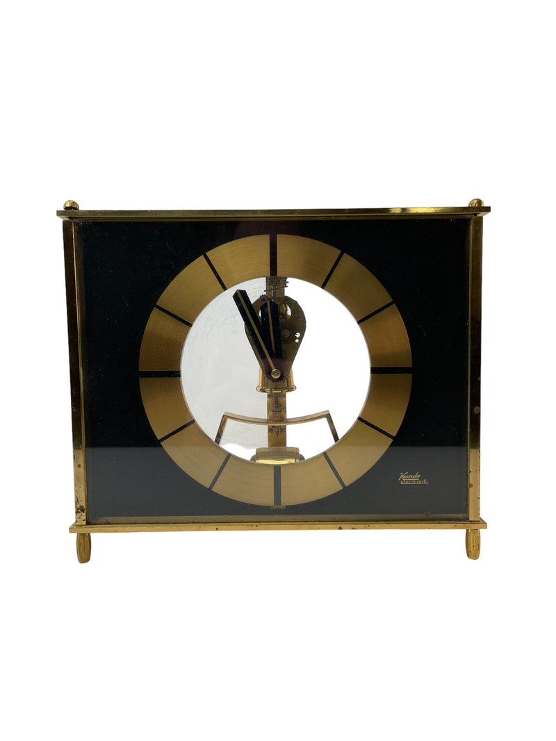 Kundo German Brass Clock by Kieninger & Obergfell