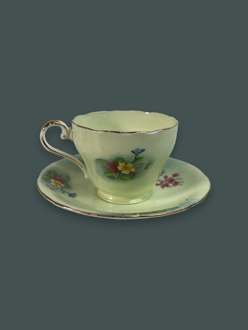 Aynsley England Tea Cup and Saucer Set