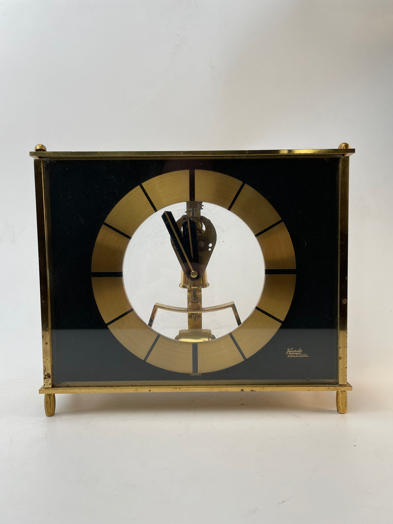 Kundo German Brass Clock by Kieninger & Obergfell