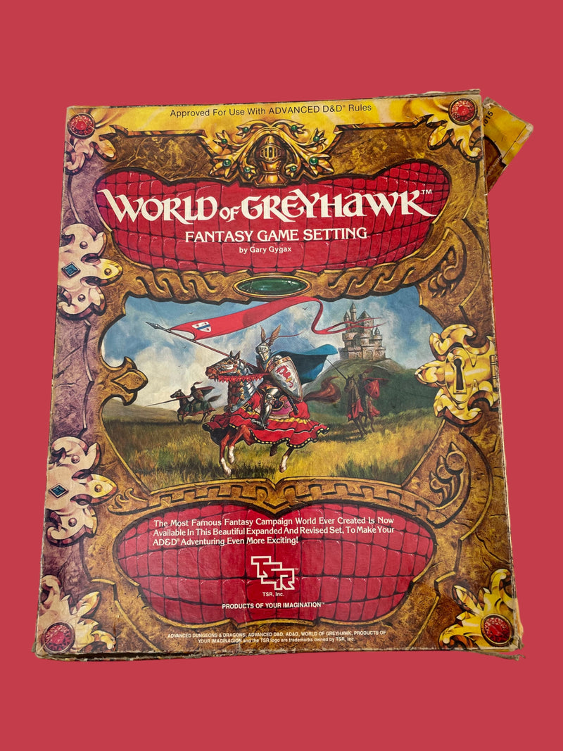 World Greyhawk paramètres de jeu fantastique Donjons & Dragons