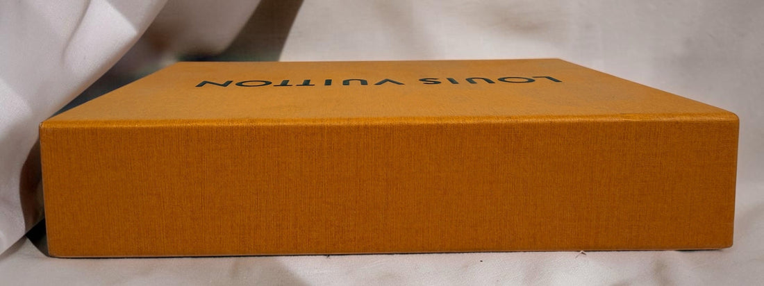 Side of orange drawer box