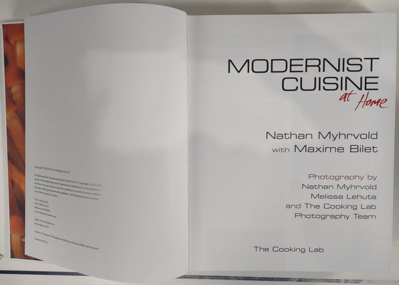 Modernist Cuisine at Home , Myhrvold, Nathan, Hardcover, Good Condition