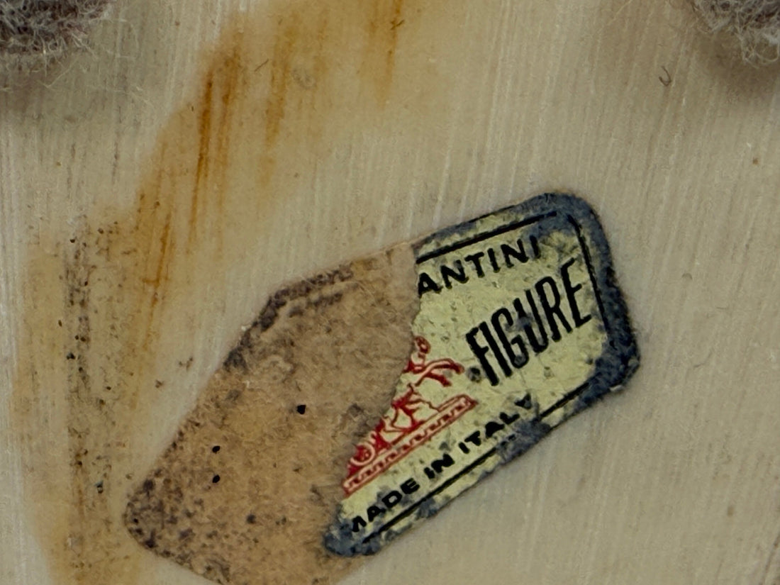 Original photograph of Santini Made in Italy underside label
