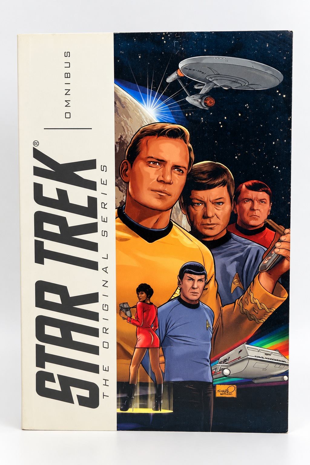 Star Trek The Original Series Omnibus first printing front cover on neutral studio background