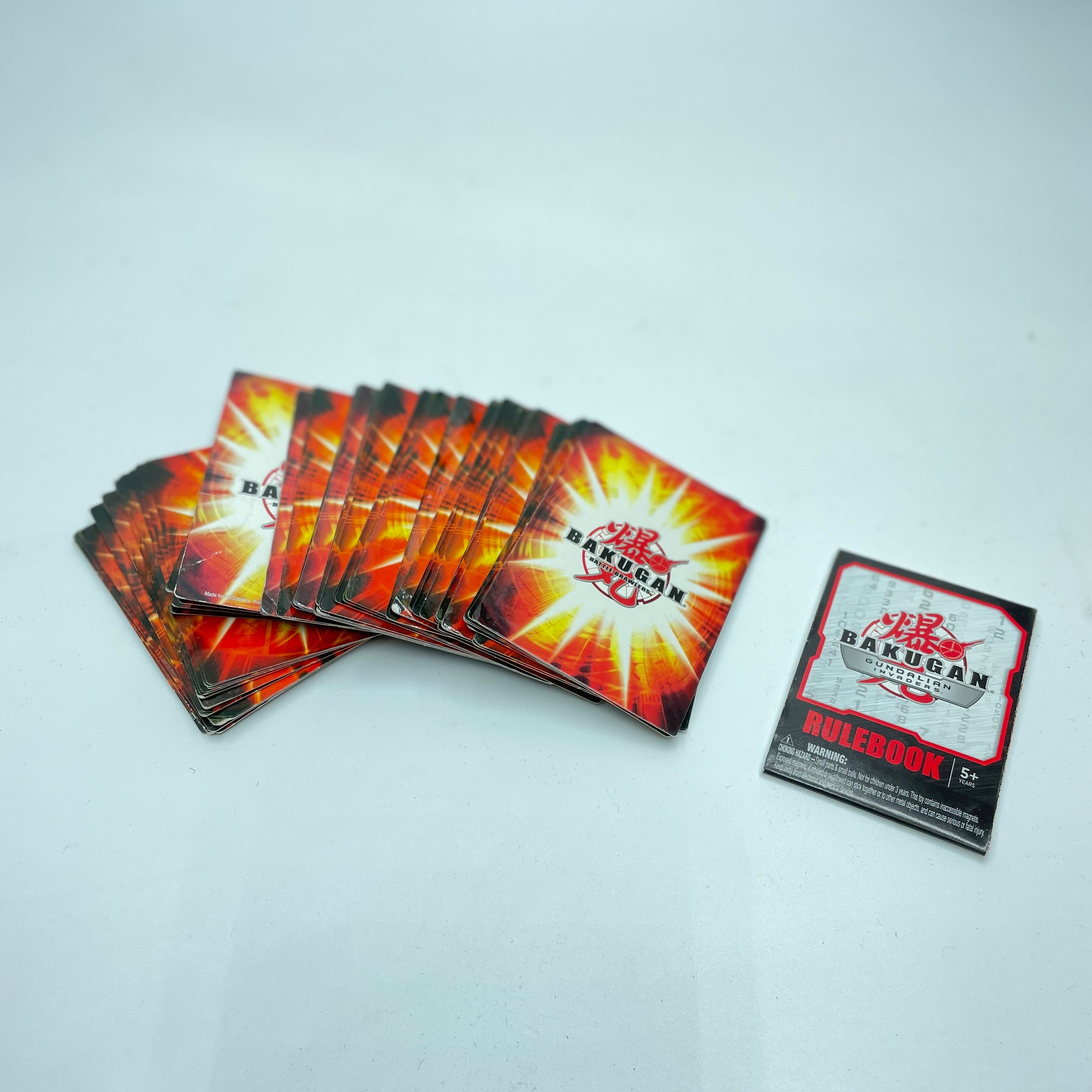 Set of 53 Bakugan Battle Cards