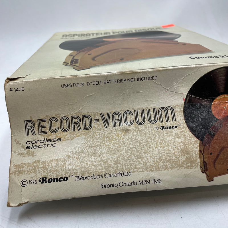 Ronco Vinyl Aspirateur pour disques