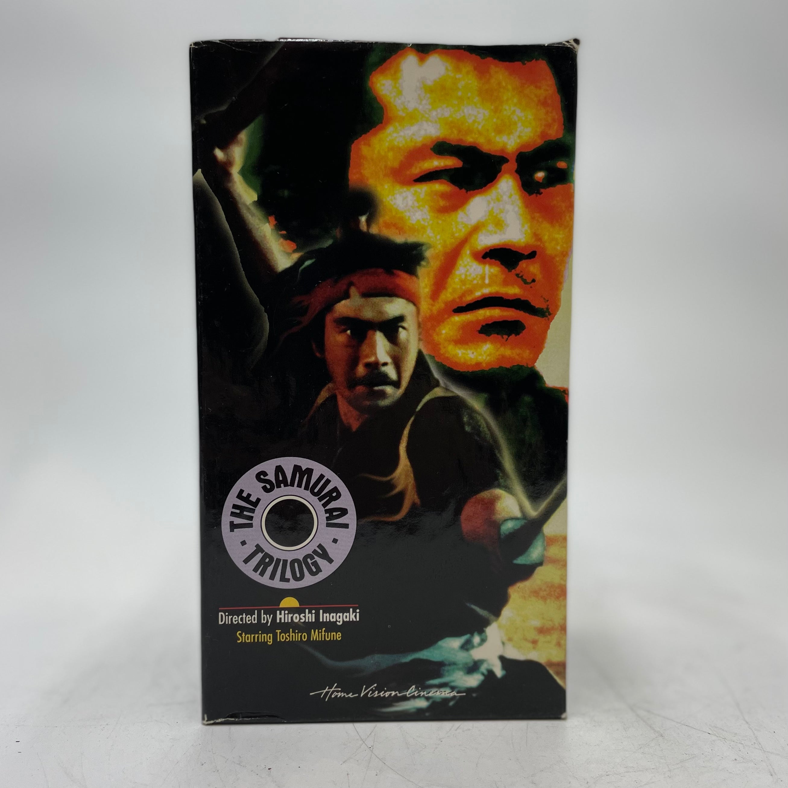 Coffret VHS The Samurai Trilogy Miyamoto Musashi Toshiro Mifune