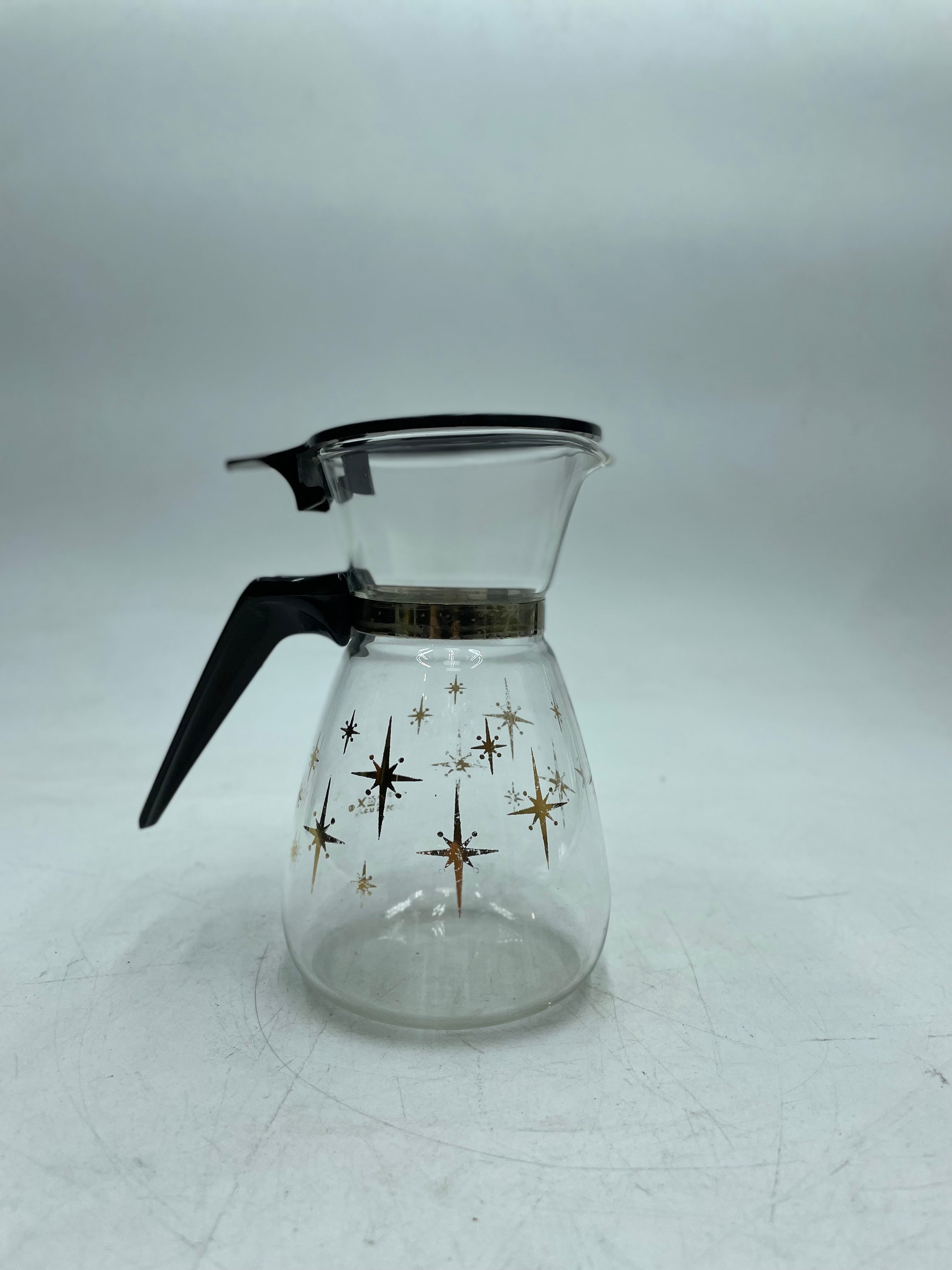 Pyrex Coffee Carafe with Starburst Pattern
