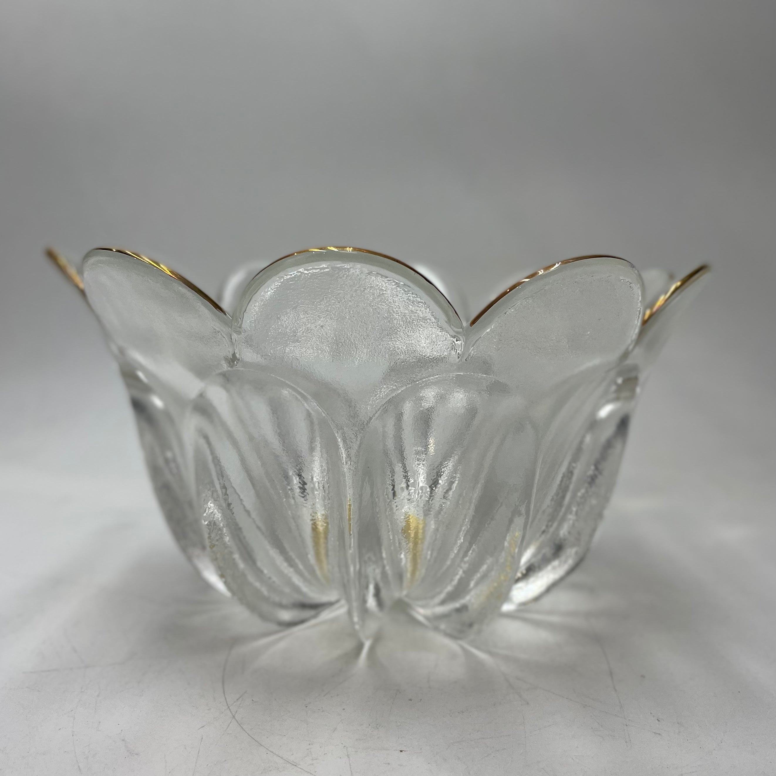 Walther Glas German Crystal Bowl with 24K Gold Rim