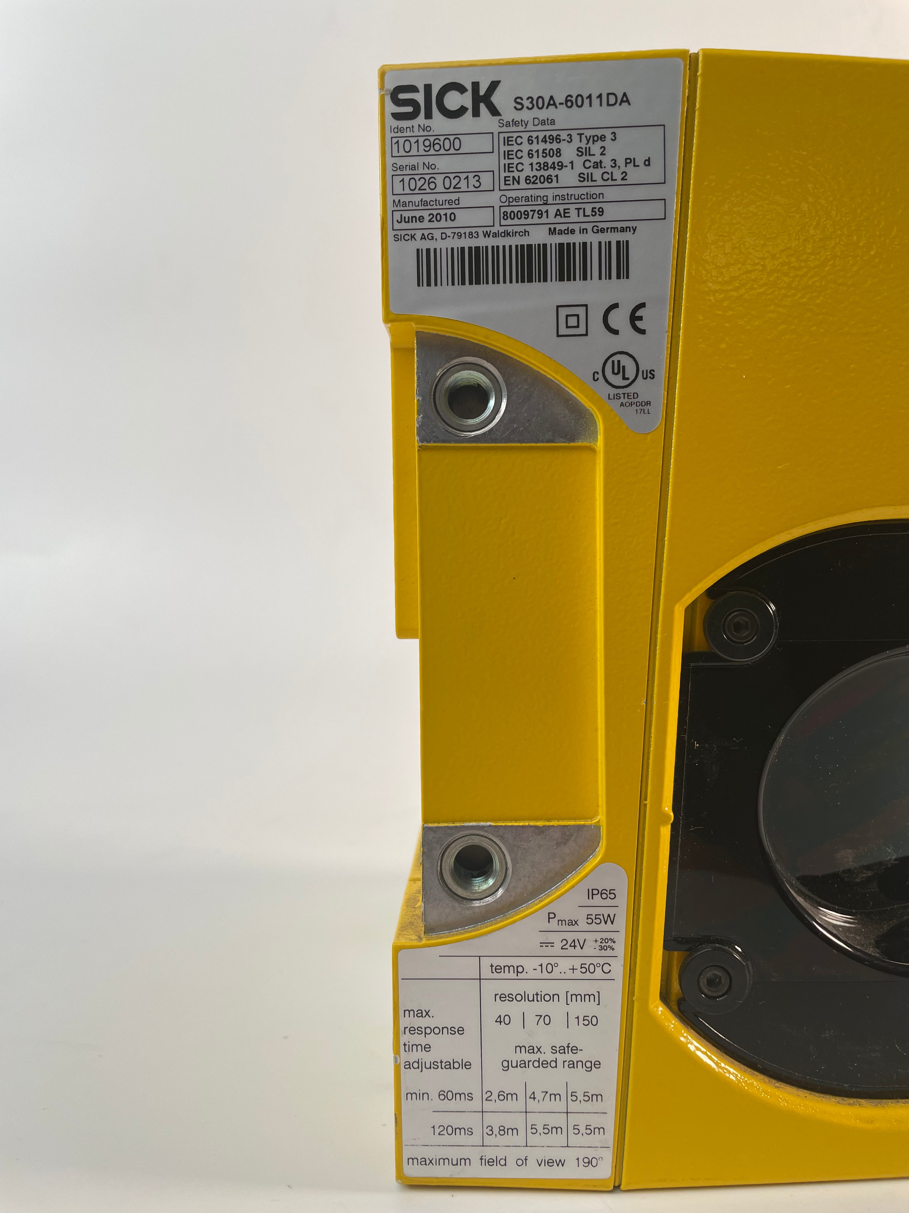 SICK S30A-6011DA Laser Proximity Scanner