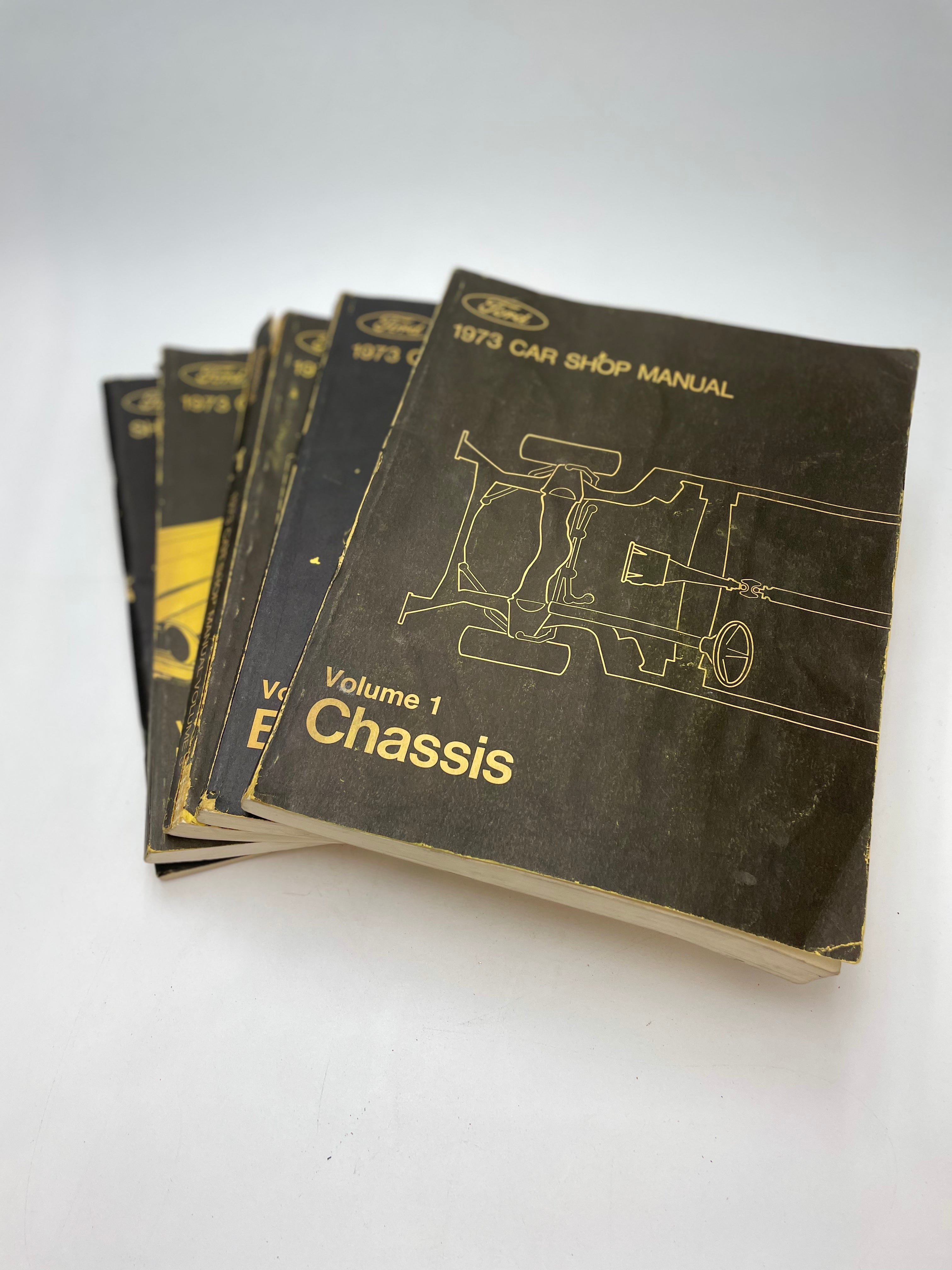 1973 Ford Car Workshop Manuals ( Volumes 1 to 6)