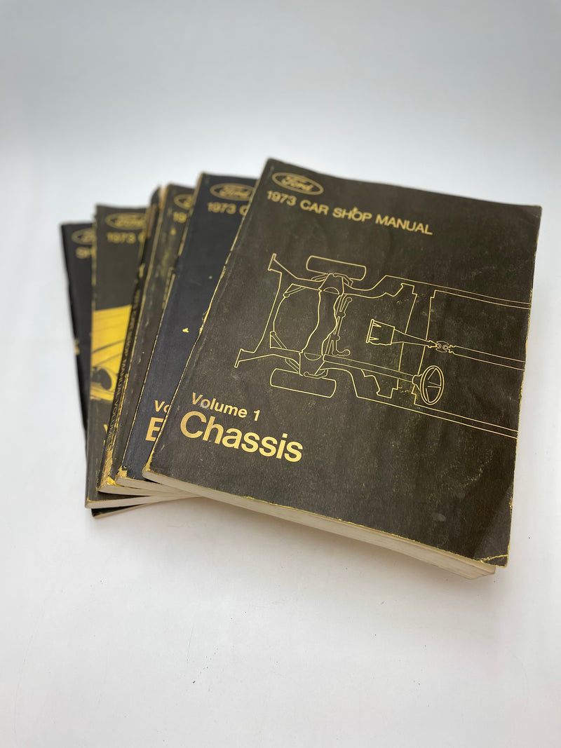 Manuels d'atelier de voiture Ford 1973 (volumes 1 à 6)