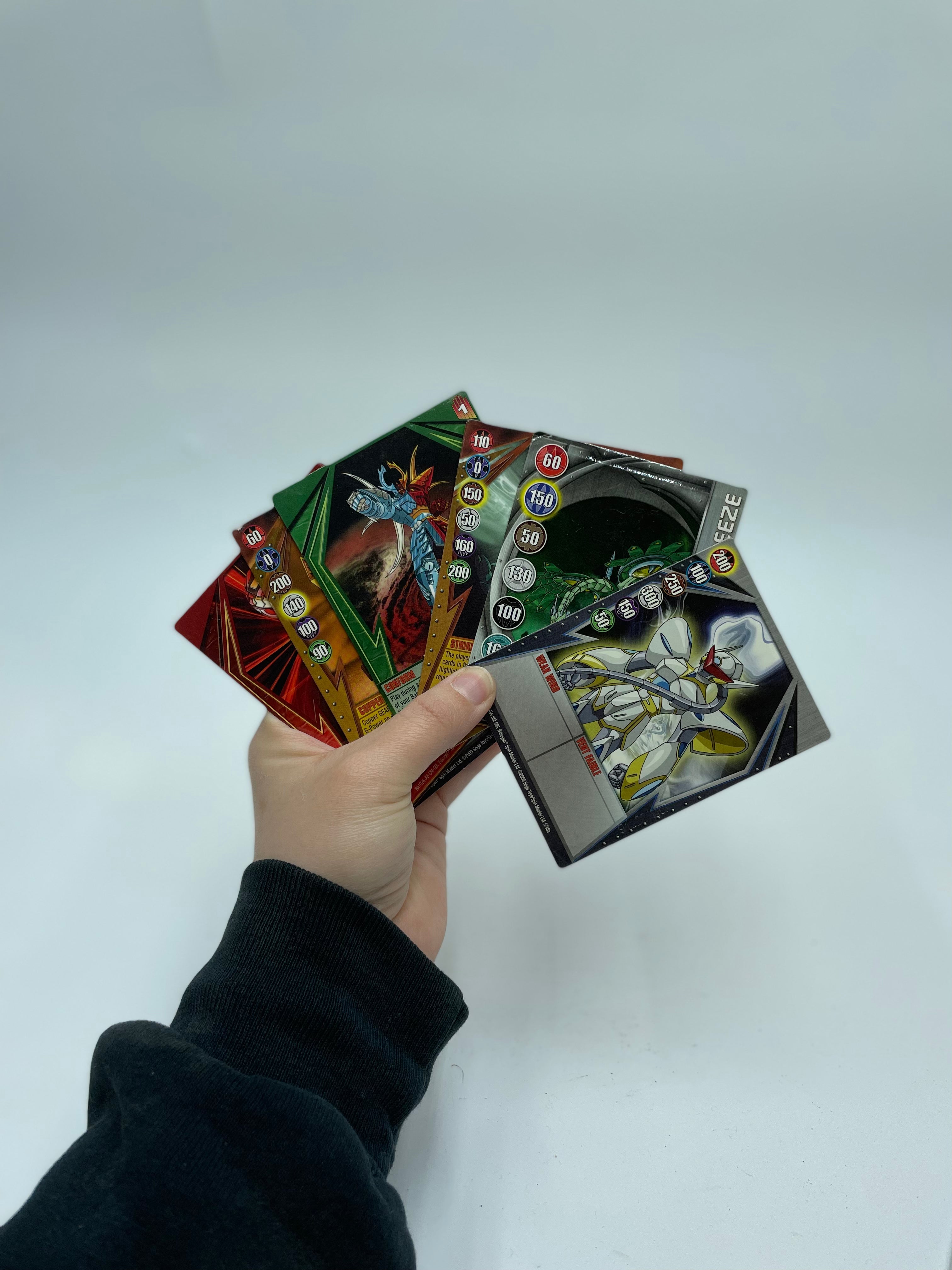 Set of 53 Bakugan Battle Cards