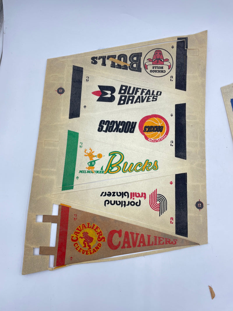 Set of 13 Basketball Pennants