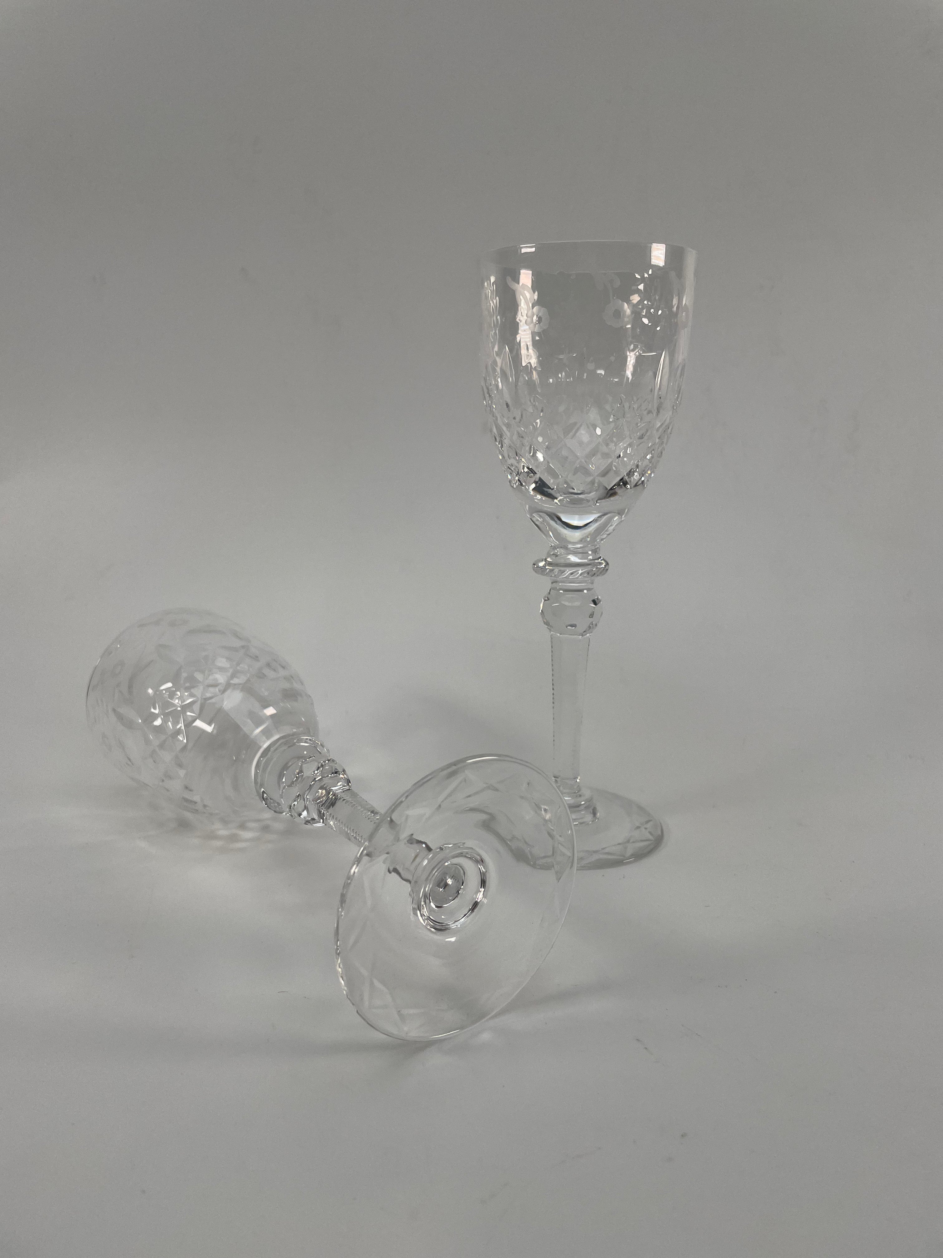 Rogaska Crystal Wine Glasses