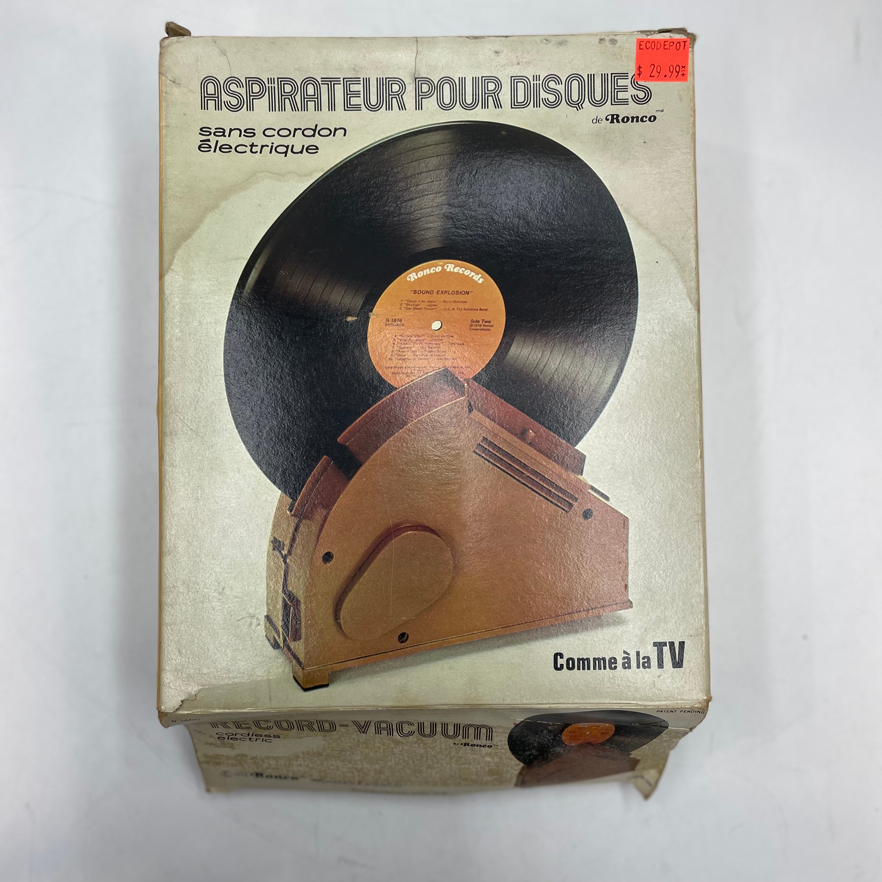 Ronco Vinyl Record Vacuum