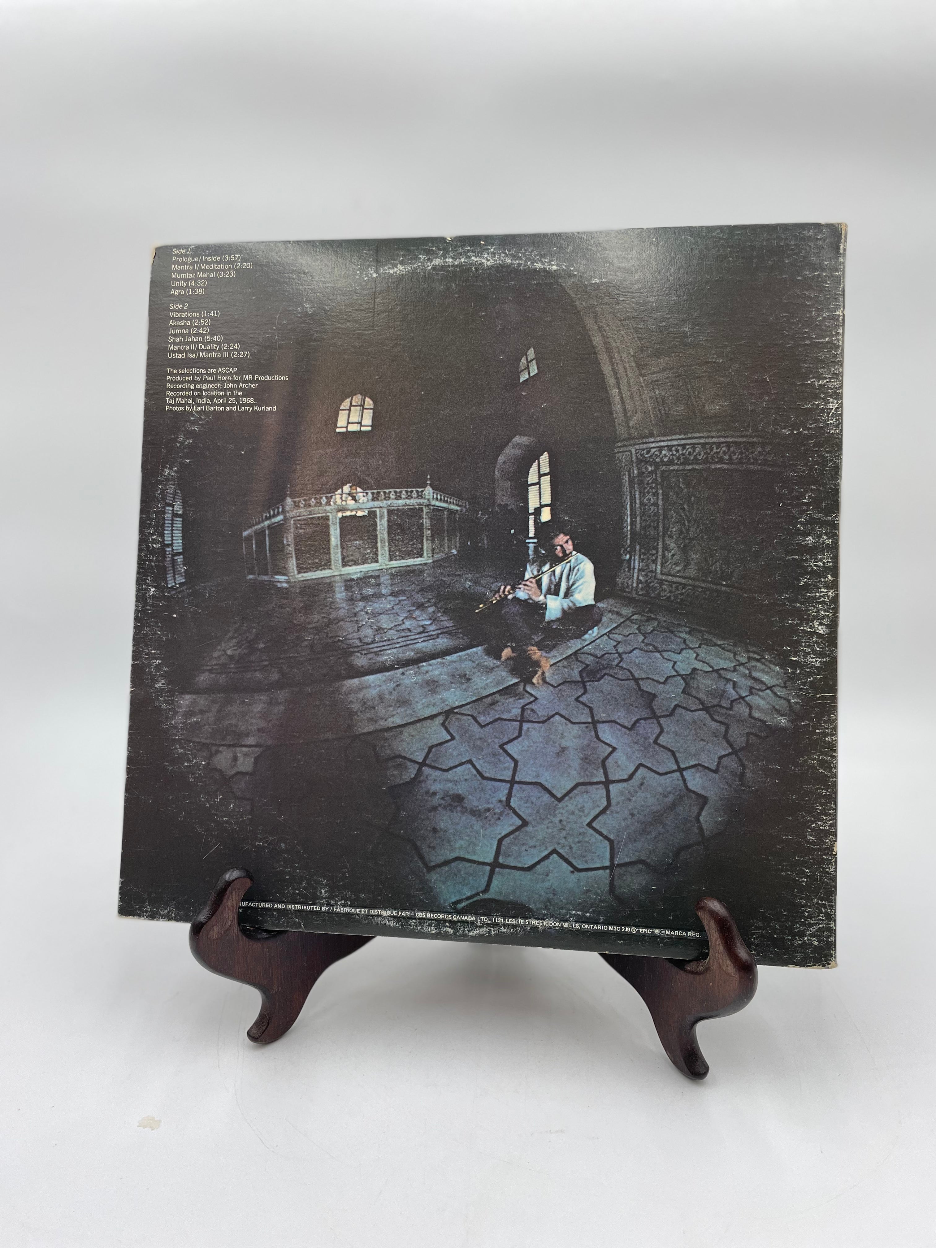 Paul Horn ‎– Inside - Disque vinyle (LP)
