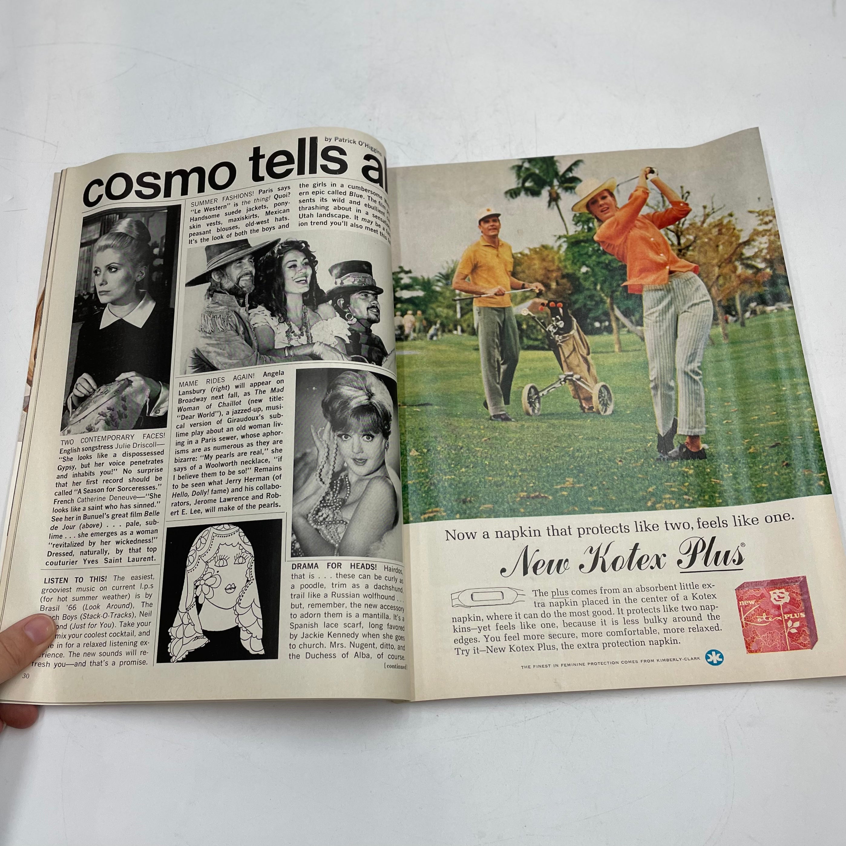 Magazine cosmopolite juillet 1968