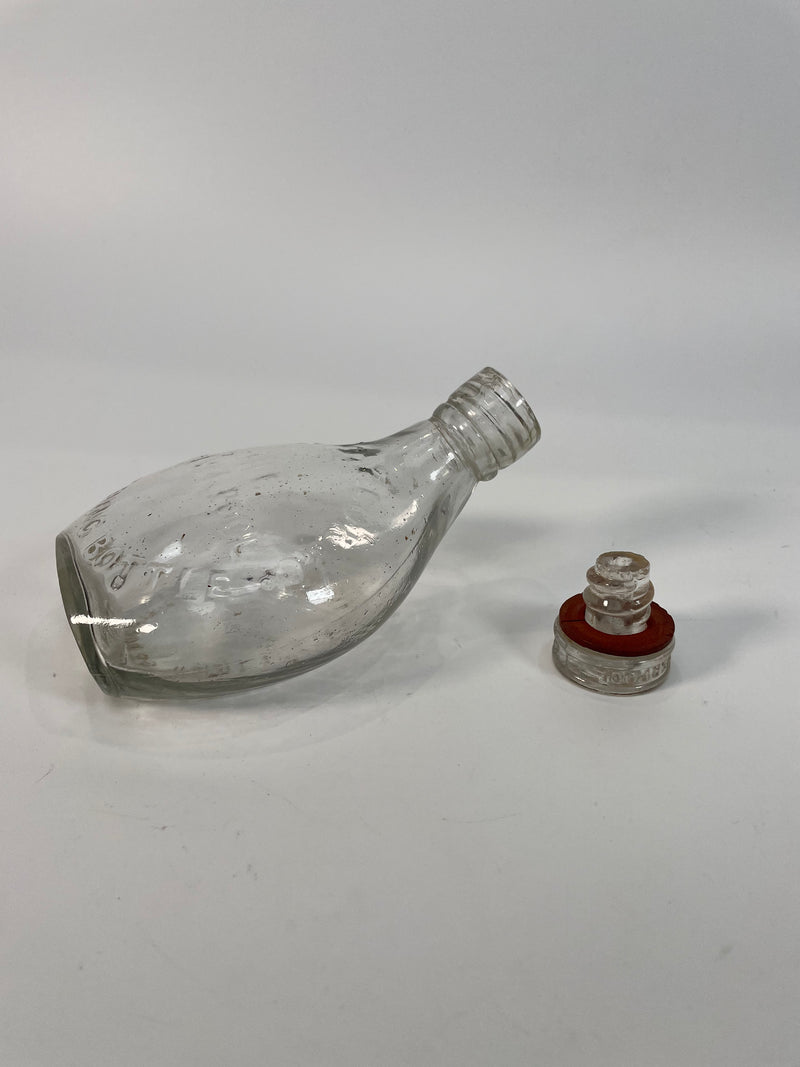 Nursery Antique Glass Baby Bottle