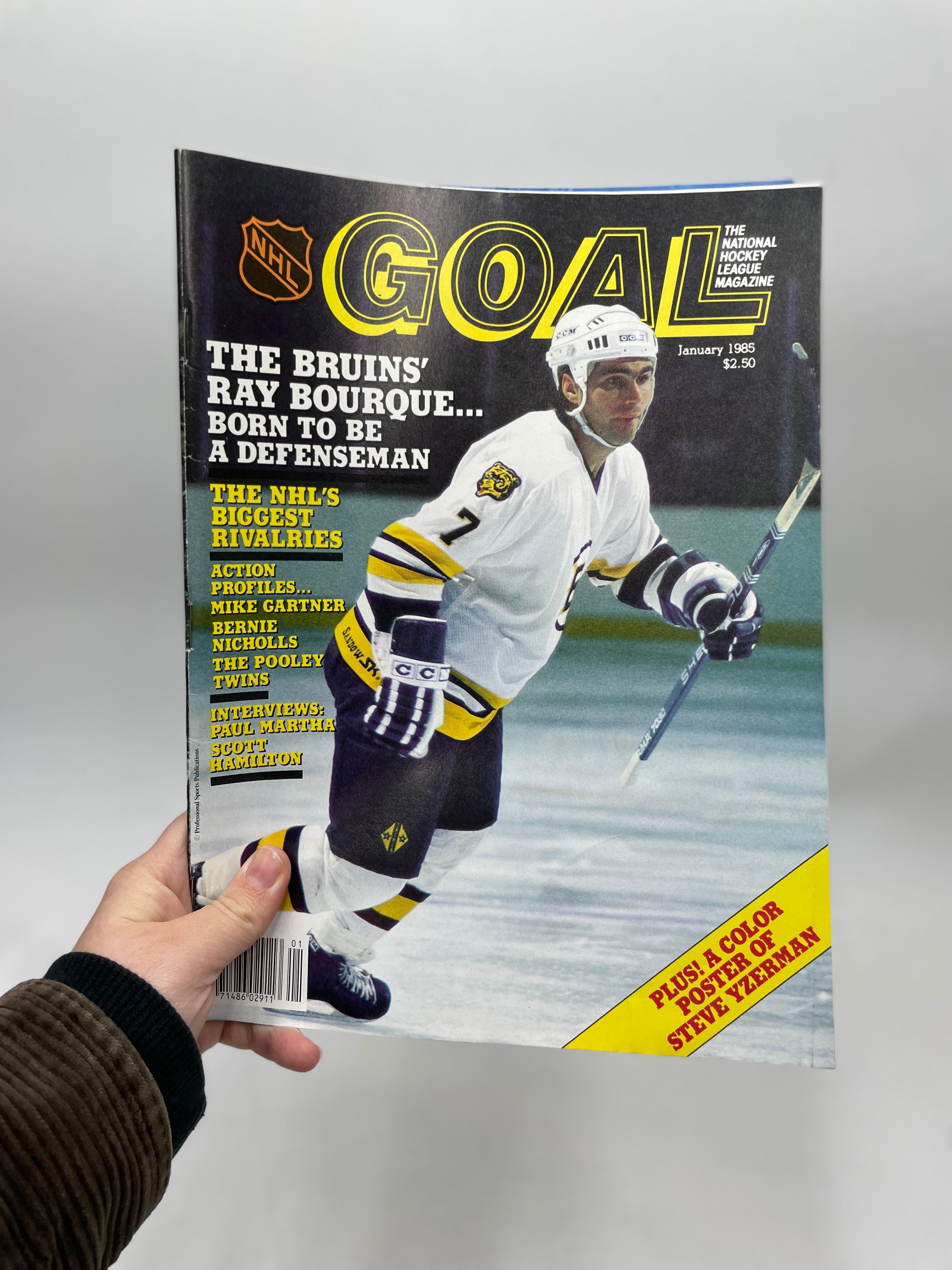 Set of 3 Boston Bruins Hockey Magazines