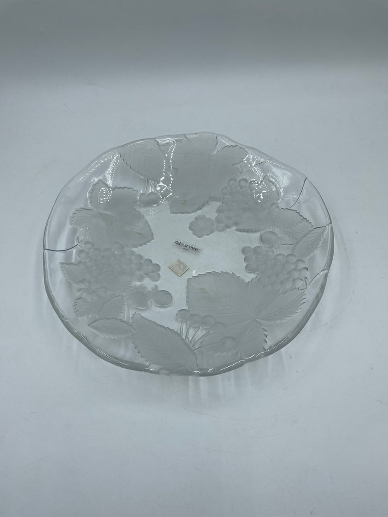 Savoir Vivre Japan Crystal Plate