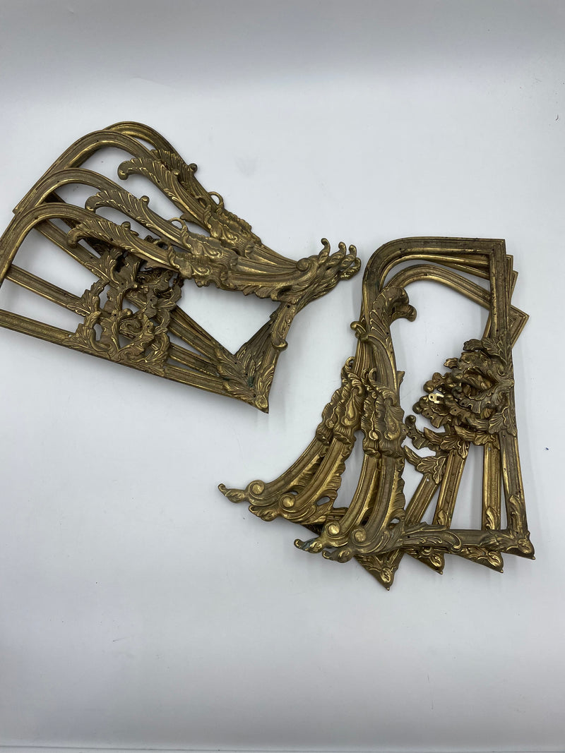 Louis XV Brass Drawer Ornaments - Set of 8 (4 Pairs)